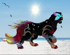 A custom Tiger puma named 'Sea and Sand'